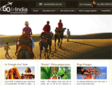 Tablet Screenshot of goforindia.fr