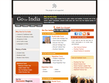 Tablet Screenshot of goforindia.com